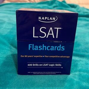 Kaplan LSAT Flashcards. 400 drills on logic skills for the LSAT. Brand new